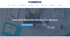 Desktop Screenshot of pillarsofwealth.com